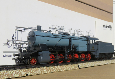 Märklin komea K sarjan Wurttembergiläinen höyryveturi