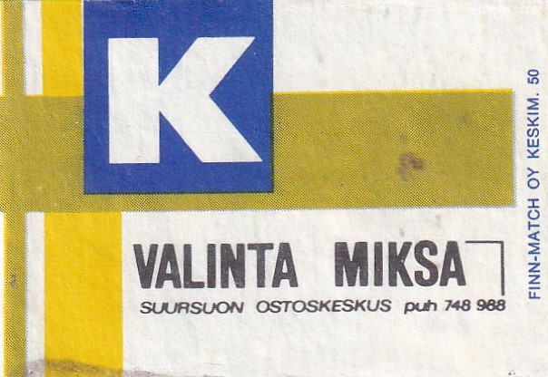 Suursuon Ostoskeskus , Valinta Miksa  , 3/13