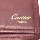 CARTIER WALLET CARD WITH BORDEAUX LEATHER - pikkukuva 4