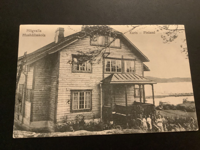 Karis. Högvalla Hushållsskola -10