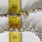 14K valkokultainen 4.9g papurannekoru 18,7cm - pikkukuva 3