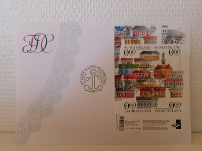 FDC- ensipäiväkuori - Vanha Rauma - 2002