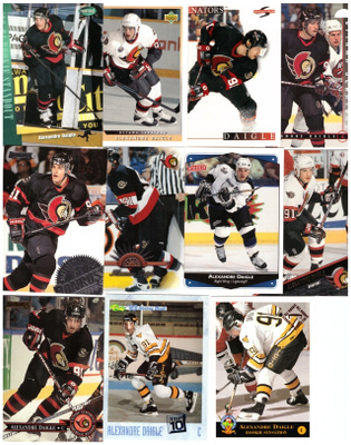 11 x ALEXANDRE DAIGLE Senators, Lightning