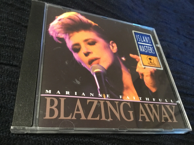 Marianne Faithfull Blazing away  Island Cd 1990