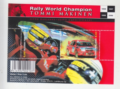 2000 Tommi Mäkinen blokki.