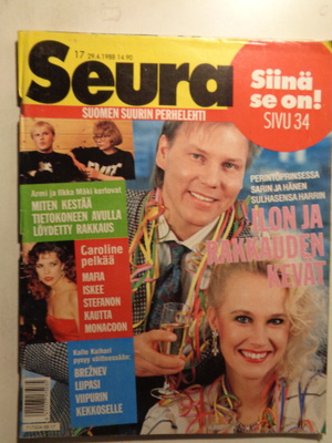 Seura lehti Nro 17/1988 (26.10)