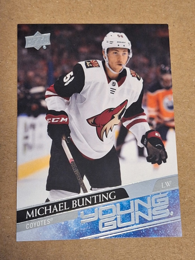 Michael Bunting 2020-21 Upper Deck Young Guns #727