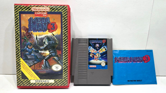 NES - Mega Man 3 (Yapon Vuokrapeli)