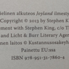 Stephen King - Tervetuloa Joylandiin (sid.) - pikkukuva 3