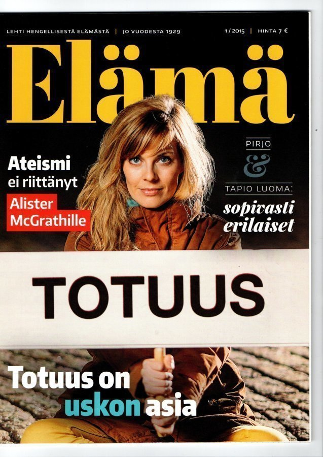 ELÄMÄ n:o 1 2015 Adam ensimmäinen ihminen.