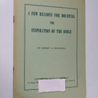 Robert G. Ingersoll : A few reasons for doubting the insp... - pikkukuva 1