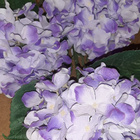 Violetit valkoiset kangaskukat pitkillä varsilla - pikkukuva 2