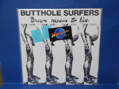 BUTTHOLE SURFERS - BROWN REASON TO LIVE M-/M- REISSUE 12"