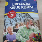Linnanmäki Vuoristorata 75 vuotta JÄTTI juliste 1,2 x 1,75m - pikkukuva 1