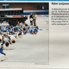 Suomenjääkiekkojoukkueen Helsingin Sanomien juliste vuodelta - pikkukuva 3