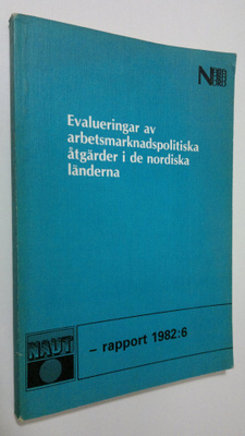 Harald Niklasson : Evalueringar av arbetsmarknadspolitisk...