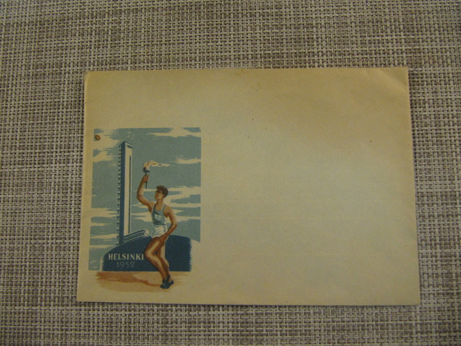 Kirjekuori Helsinki 1952.