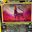 Pokemon Houndoom #8/64 Double Holo Error – Neo Revelation - pikkukuva 3