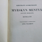 Myrskyn mentyä - Kristmann Gudmundsson 1.p (sid.) - pikkukuva 1