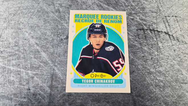 Yegor Chinakhov 2021-22 OPC Blank Back