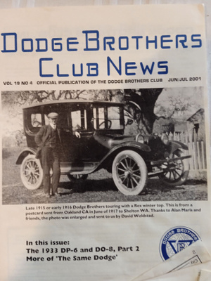 LEHTI: DODGE BROTHERS CLUB NEWS VOL 19 N:O 4
