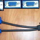 DMS 59 to Dual VGA näytönohjaimen jakokaapeli - pikkukuva 1