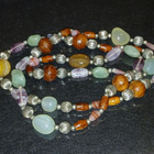 Cocktail kivi/puu/ lasi kaulakoru - pikkukuva 1