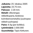 UN FINLAND 2 EUR KOLIKKO. 2005 - pikkukuva 4