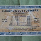 Ilmapuolustus  Arpa  v.1940 Talvisota vuosi. - pikkukuva 1