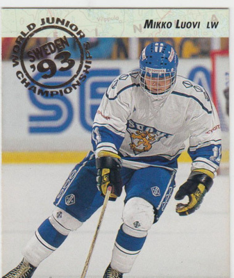 MIKKO LUOVI - WORLD JUNIOR CHAMPIONSHIPS SWEDEN-93