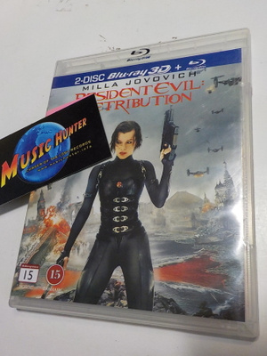RESIDENT EVIL: RETRIBUTION BLU-RAY 3D + BLU-RAY (W)