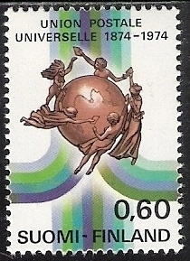 1974 UPU 100 vuotta  0,60 mk **  LaPe 755