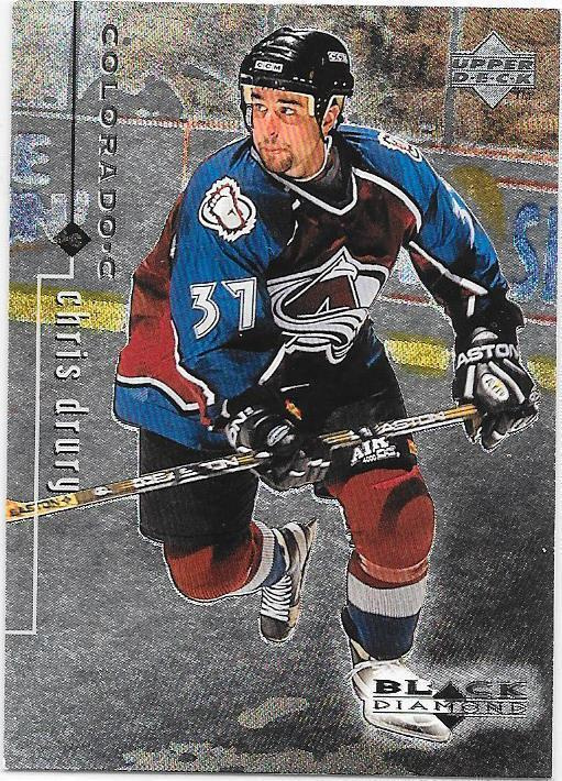 1998-99 Black Diamond #24 Chris Drury Colorado Avalanche