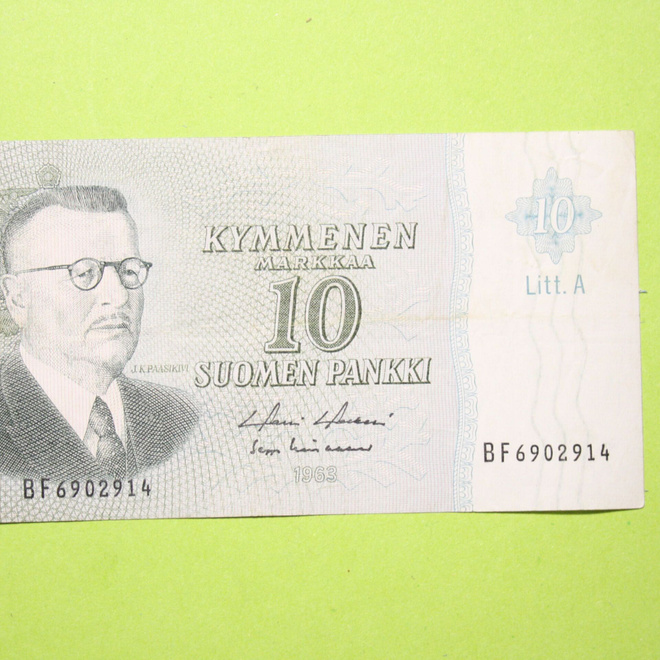 10 Markkaa 1963