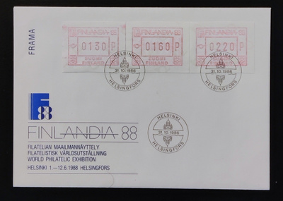 1986 FDC Frama Finlandia 88