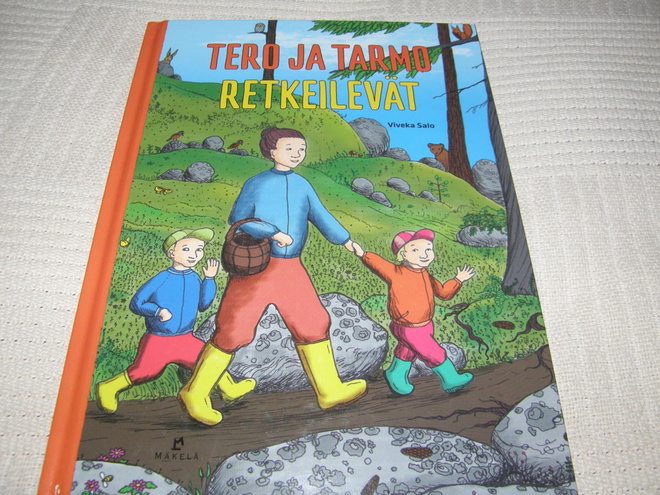 Viveka Salo Tero ja Tarmo retkeilevät
