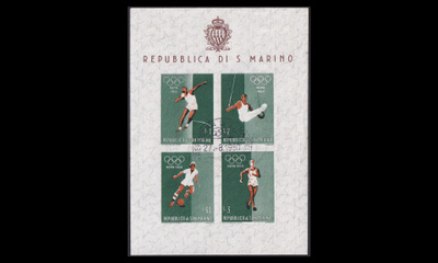 San Marino 667-70BL5 o Olympialaiset Roma (1960)