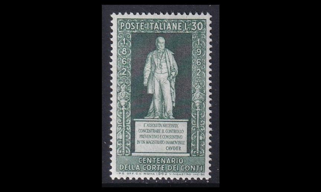 Italia 1137 ** Tilintarkastustuomioistuin 100v (1962)