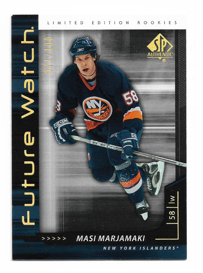 2006-07 SP Authentic Limited RC /100 #229 Masi Marjamäki