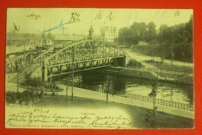 Lubeck  -  Hubbrucke  /  Silta   1902    (K12)