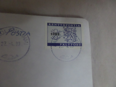 kentäpostia 1983 kuorella