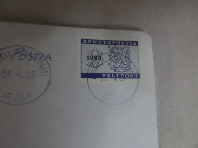 kentäpostia 1983 kuorella