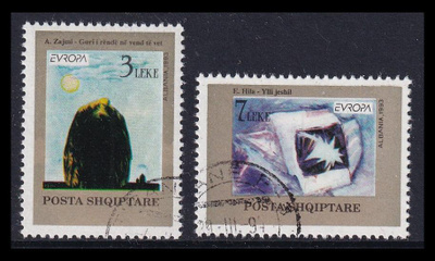 Albania 2529-30 o Europa nykytaide (1993)