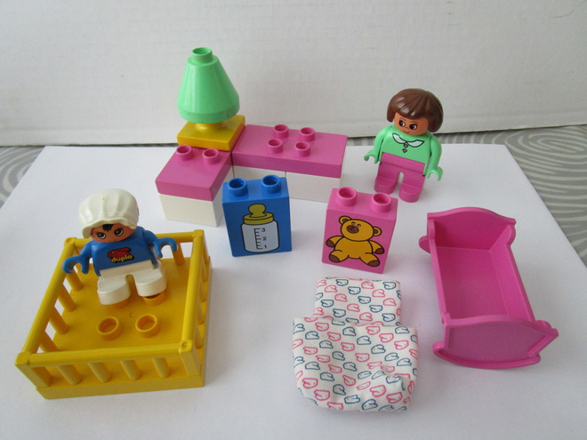 Vintage lego duplo 2787, Lastenhuone