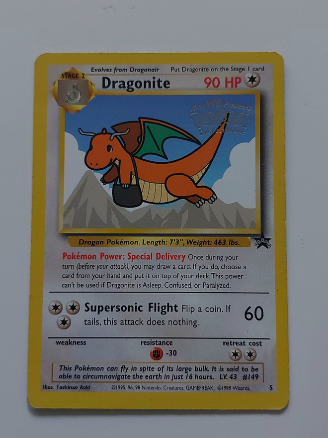 Dragonite black star promo #149