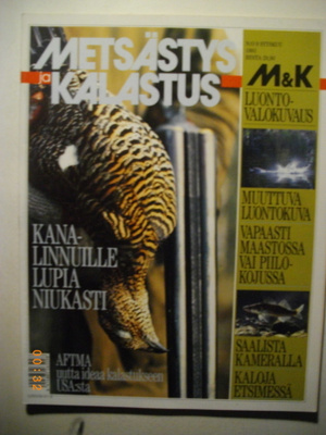 Metsästys ja kalastus Nro 9/1991 (24.1)