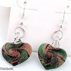 + 419 .. Kauniit Sydän Lampwork Taidelasia .. Korvakorut - pikkukuva 4