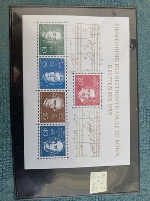 Postimerkkiarkki Saksa 1959