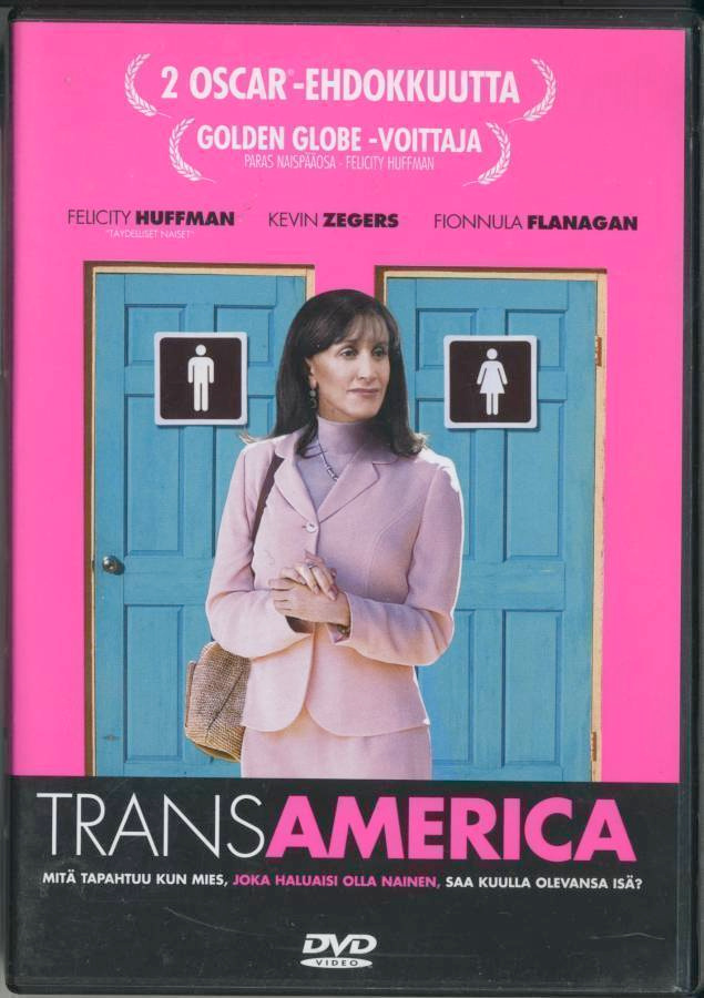 TRANSAMERICA - Suomi DVD 2005 - Transgender-draamakomedia
