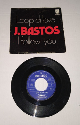 J.BASTOS LOOP DI LOVE / I FOLLOW YOU 7" SINGLE LP